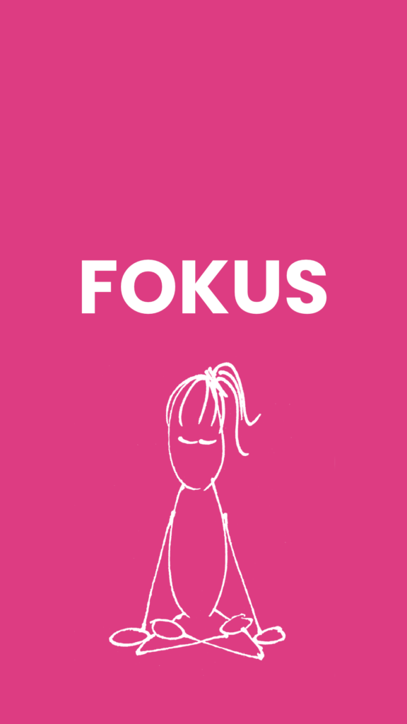 FOKUS - Mørk pink - Hestehale