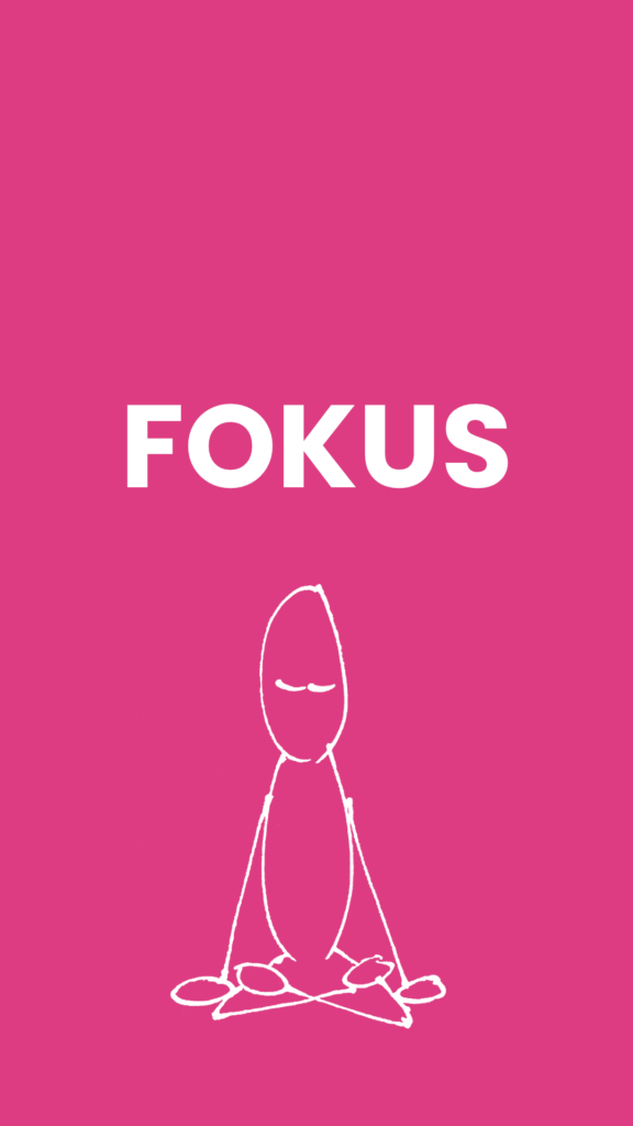 FOKUS - Mørk pink - Skaldet